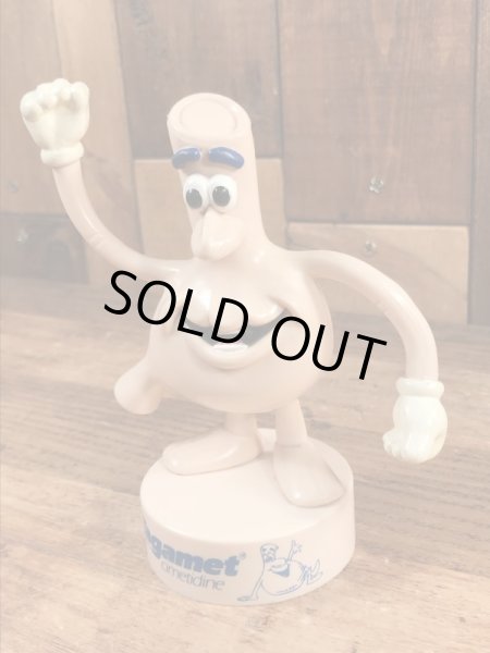 企業キャラクターのタガメットのヴィンテージPVCフィギュア