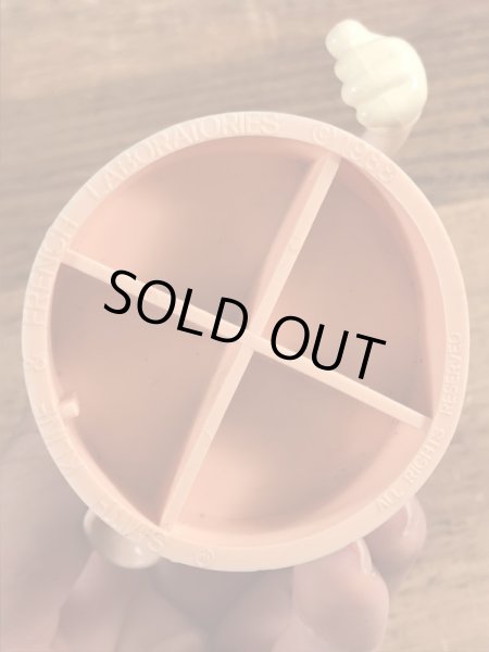 企業キャラクターのタガメットのヴィンテージPVCフィギュア