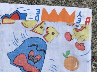 画像3: Pac-Man Full Size Flat Sheet　パックマン　ビンテージ　フラットシーツ　ベッドシーツ　80年代