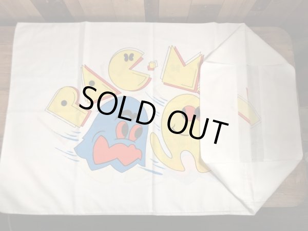 80年代頃のパックマンのヴィンテージ枕カバー