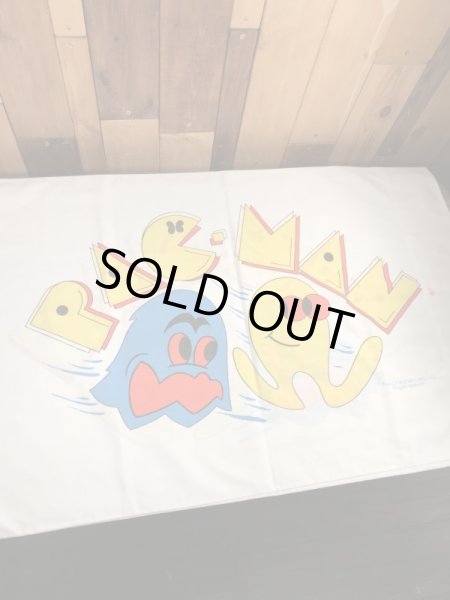 80年代頃のパックマンのビンテージ枕カバー