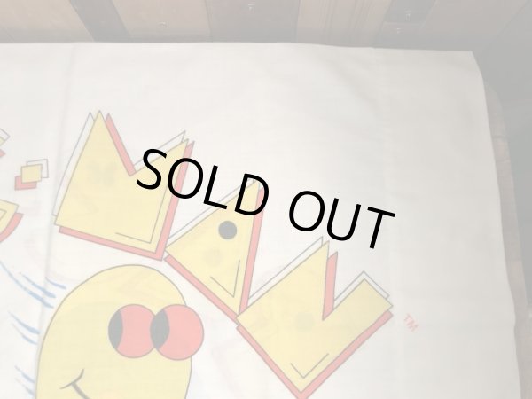 80年代頃のパックマンのビンテージ枕カバー