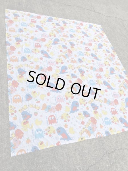 80年代頃のパックマンのヴィンテージベッドシーツ