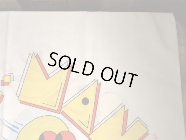 80年代頃のパックマンのヴィンテージ枕カバー