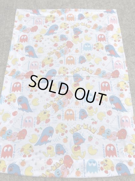 80年代頃のパックマンのヴィンテージベッドシーツ