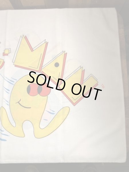 80年代頃のパックマンのヴィンテージ枕カバー