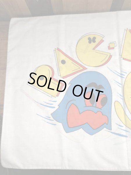 80年代頃のパックマンのヴィンテージピローケース