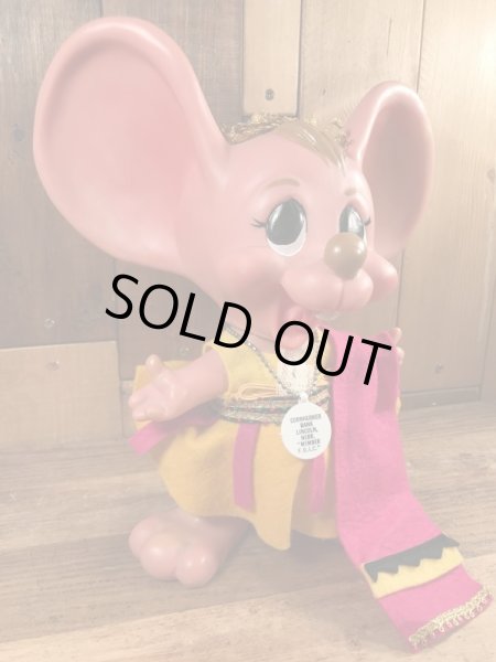 70年代頃のROYALTY Industries社製のフロリダマウスのビンテージコインバンク