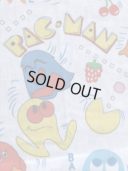 80年代頃のパックマンのビンテージボックスシーツ