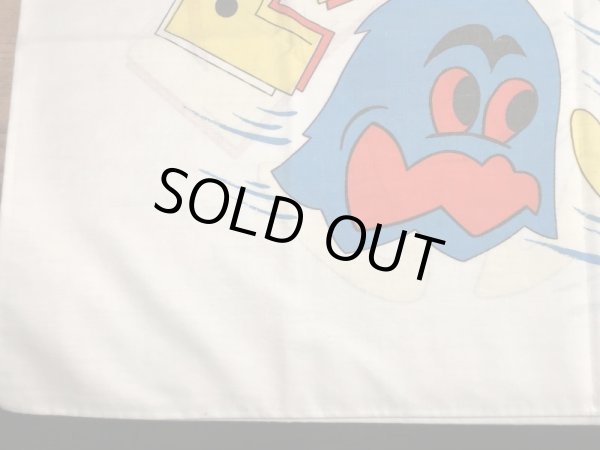 80年代頃のパックマンのヴィンテージ枕カバー