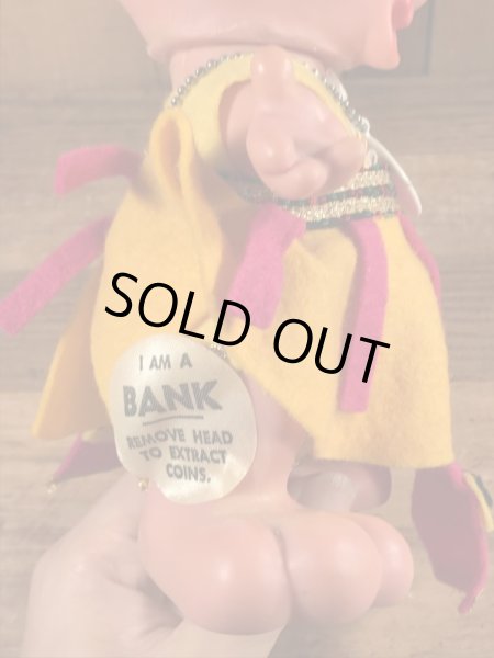 70年代頃のROYALTY Industries社製のロイデスマウスのヴィンテージ貯金箱