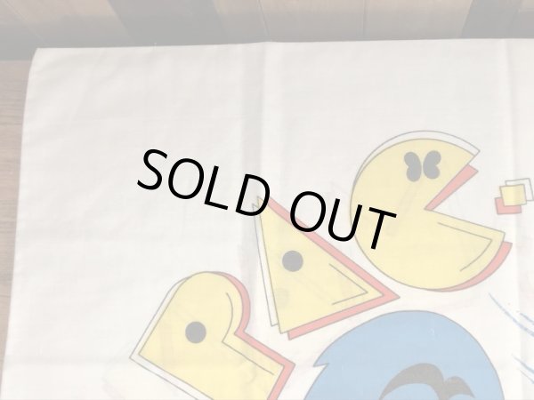 80年代頃のパックマンのヴィンテージ枕カバー