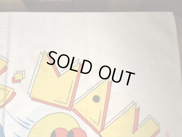 80年代頃のパックマンのヴィンテージピローケース