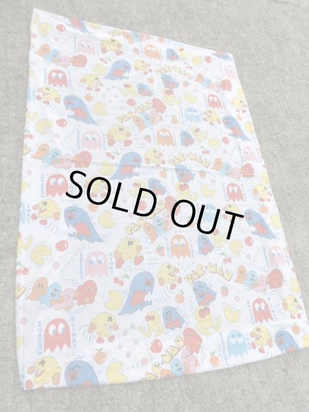 80年代頃のパックマンのヴィンテージベッドシーツ