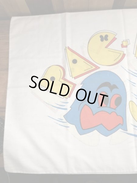 80年代頃のパックマンのヴィンテージ枕カバー