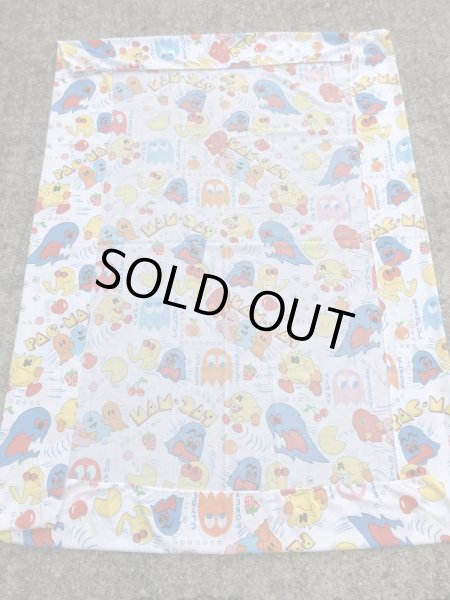 80年代頃のパックマンのビンテージボックスシーツ