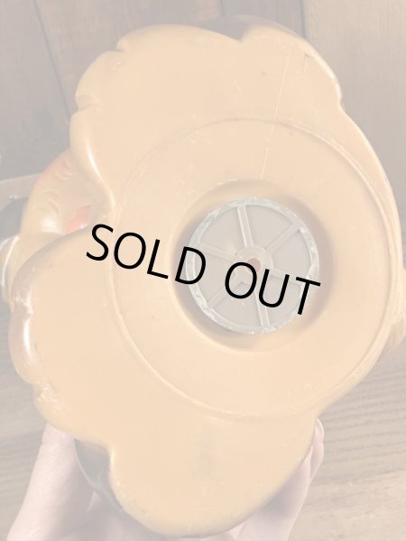 70年代頃のビッグアイズの犬のヴィンテージ貯金箱