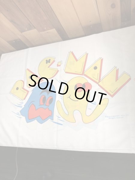 80年代頃のパックマンのヴィンテージ枕カバー