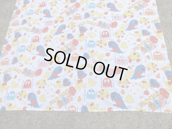 80年代頃のパックマンのヴィンテージベッドシーツ