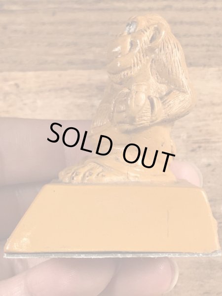 70年代頃のWallace Berrie社製の動物のヴィンテージメッセージドール