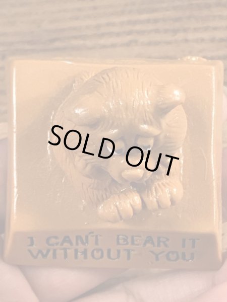 70年代頃の動物のビンテージメッセージドール