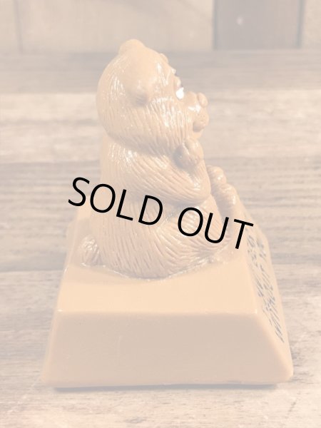 70年代頃の動物のビンテージメッセージドール