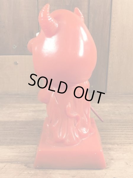 70年代頃のR.& W. Berrie社製のレッドデビルのヴィンテージメッセージドール