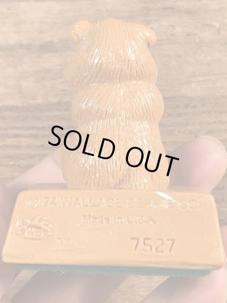 70年代頃の動物のビンテージメッセージドール