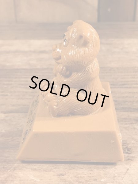 70年代頃のWallace Berrie社製の動物のヴィンテージメッセージドール