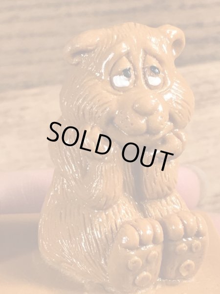 70年代頃のWallace Berrie社製の動物のヴィンテージメッセージドール