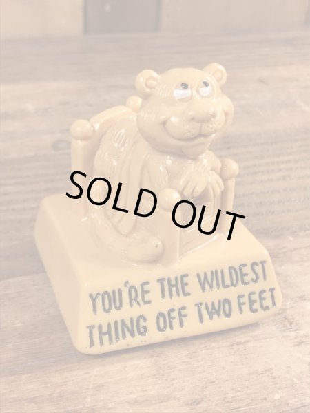 70年代頃の動物のビンテージメッセージドール