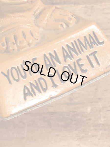 70年代頃の動物のビンテージメッセージドール