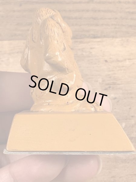 70年代頃のWallace Berrie社製の動物のヴィンテージメッセージドール