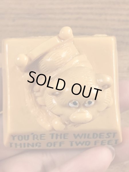 70年代頃の動物のビンテージメッセージドール