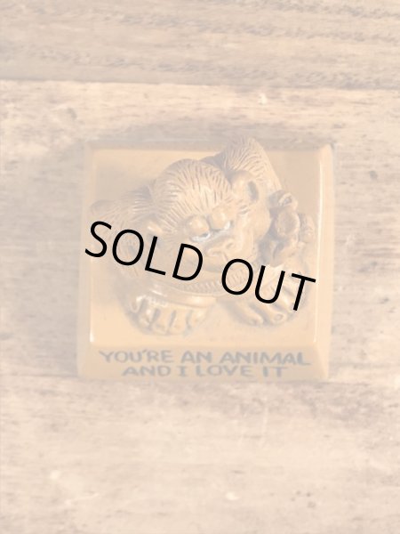 70年代頃の動物のビンテージメッセージドール