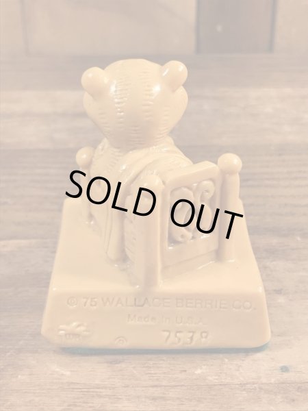 70年代頃のWallace Berrie社製の動物のヴィンテージメッセージドール