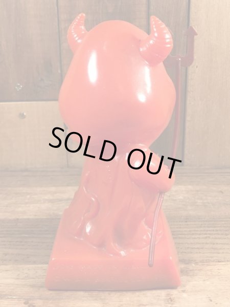 70年代頃のR.& W. Berrie社製のレッドデビルのヴィンテージメッセージドール