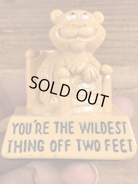 70年代頃の動物のビンテージメッセージドール