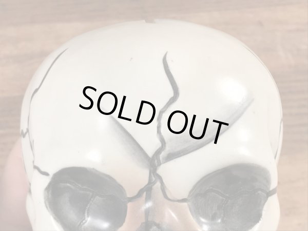 50年代頃のスカルのビンテージコインバンク