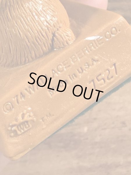 70年代頃の動物のビンテージメッセージドール