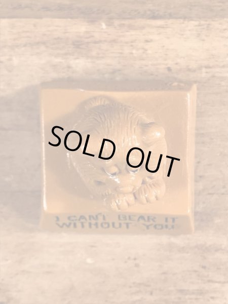 70年代頃の動物のビンテージメッセージドール