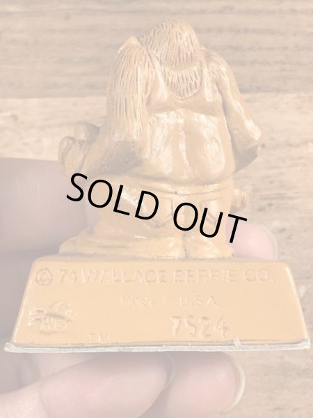 70年代頃の動物のビンテージメッセージドール