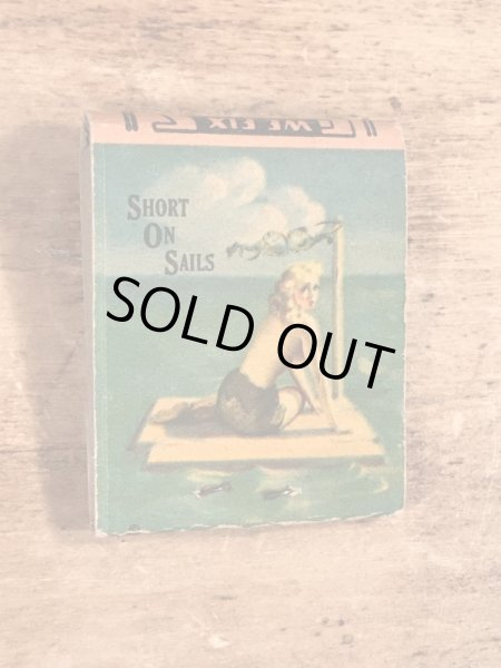 40〜50年代頃のピンナップガールのビンテージマッチブック