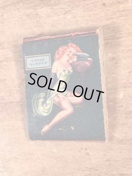 40〜50’sのピンナップガールのヴィンテージマッチブック