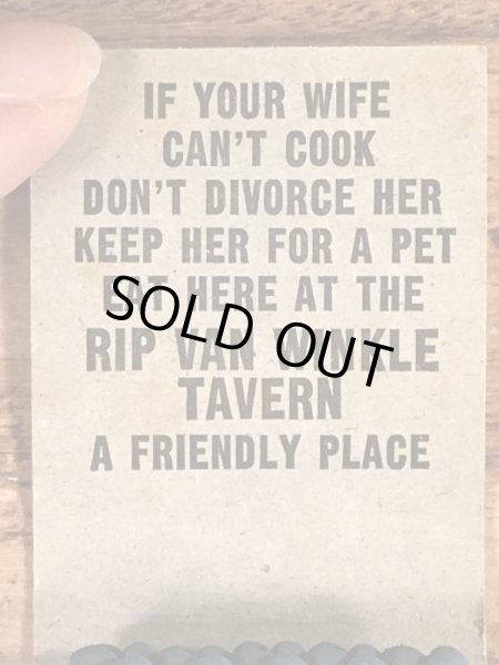 40〜50年代頃のピンナップガールのビンテージマッチブック