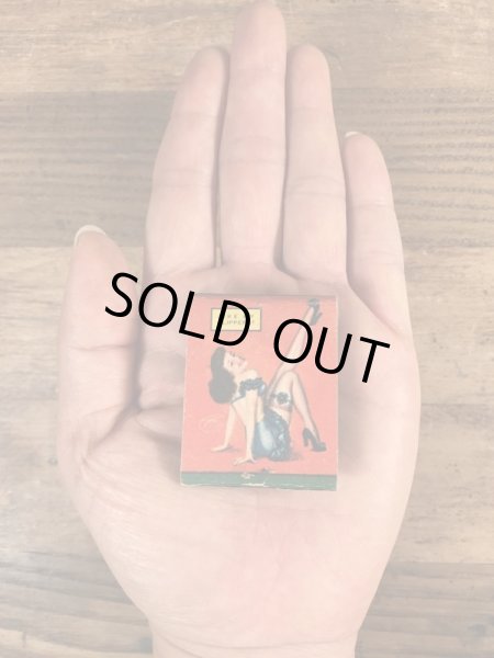 40〜50’sのピンナップガールのヴィンテージマッチブック