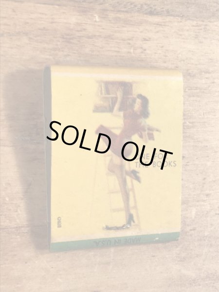 40〜50年代頃のピンナップガールのビンテージマッチブック