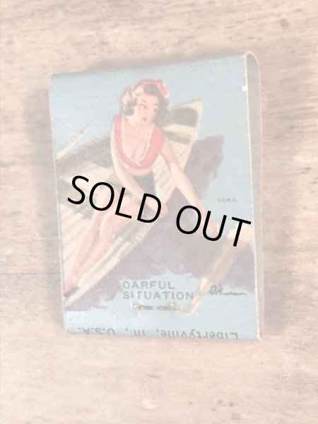 40〜50’sのピンナップガールのヴィンテージマッチブック