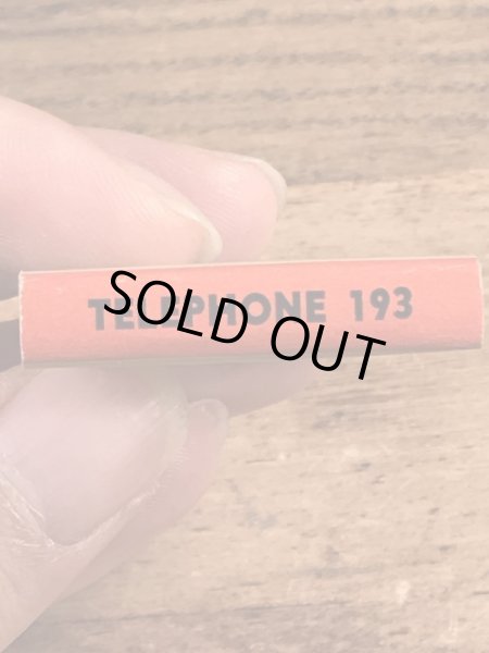 40〜50年代頃のピンナップガールのビンテージマッチブック