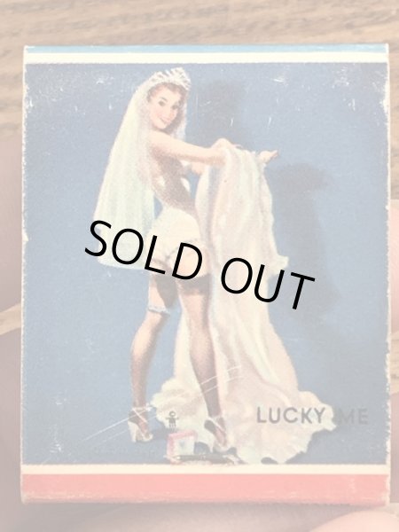 40〜50年代頃のピンナップガールのビンテージマッチブック